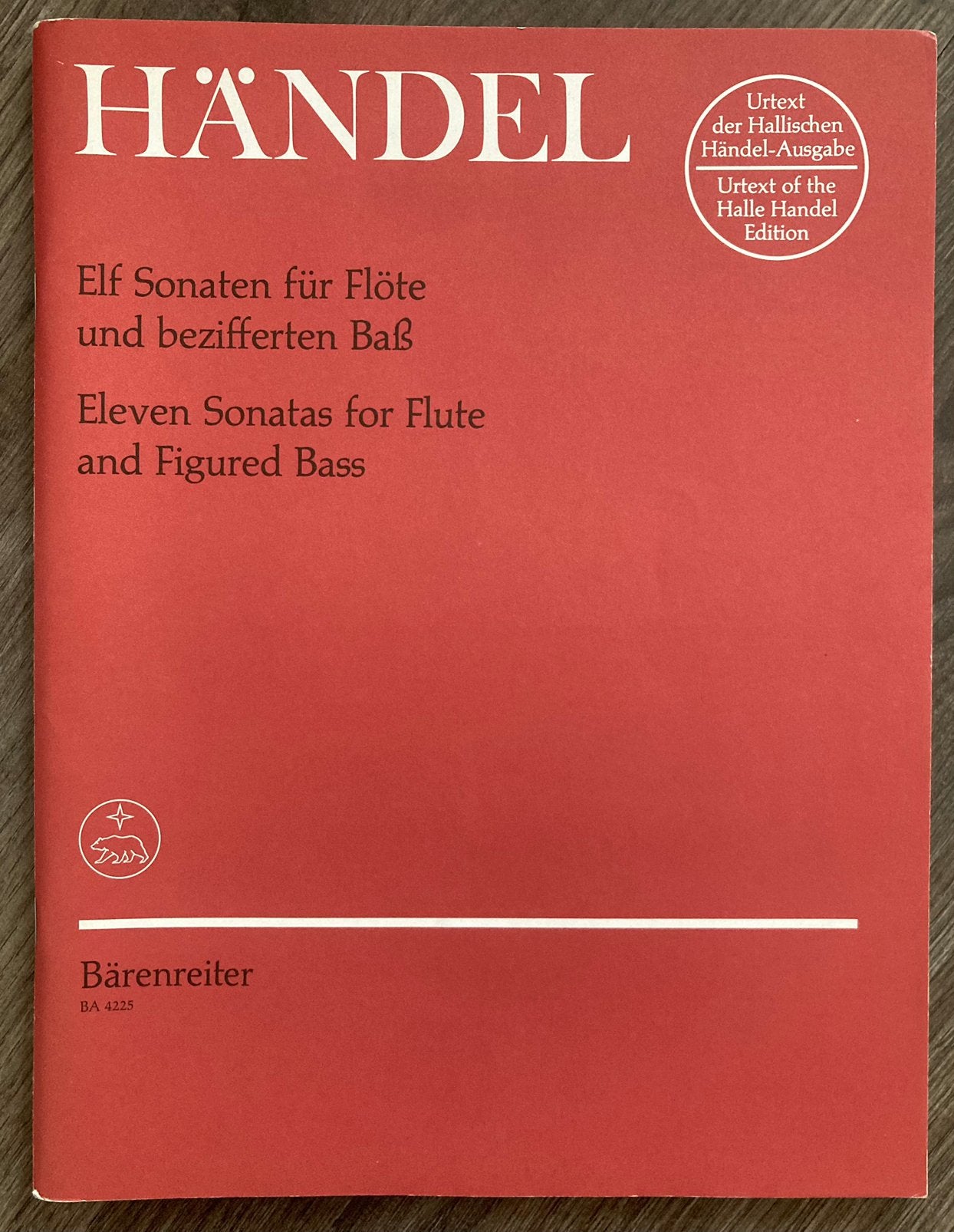 HANDEL  Elf sonaten für flote, Muziek en Instrumenten, Bladmuziek, Klassiek, Ophalen of Verzenden, Zo goed als nieuw, Artiest of Componist