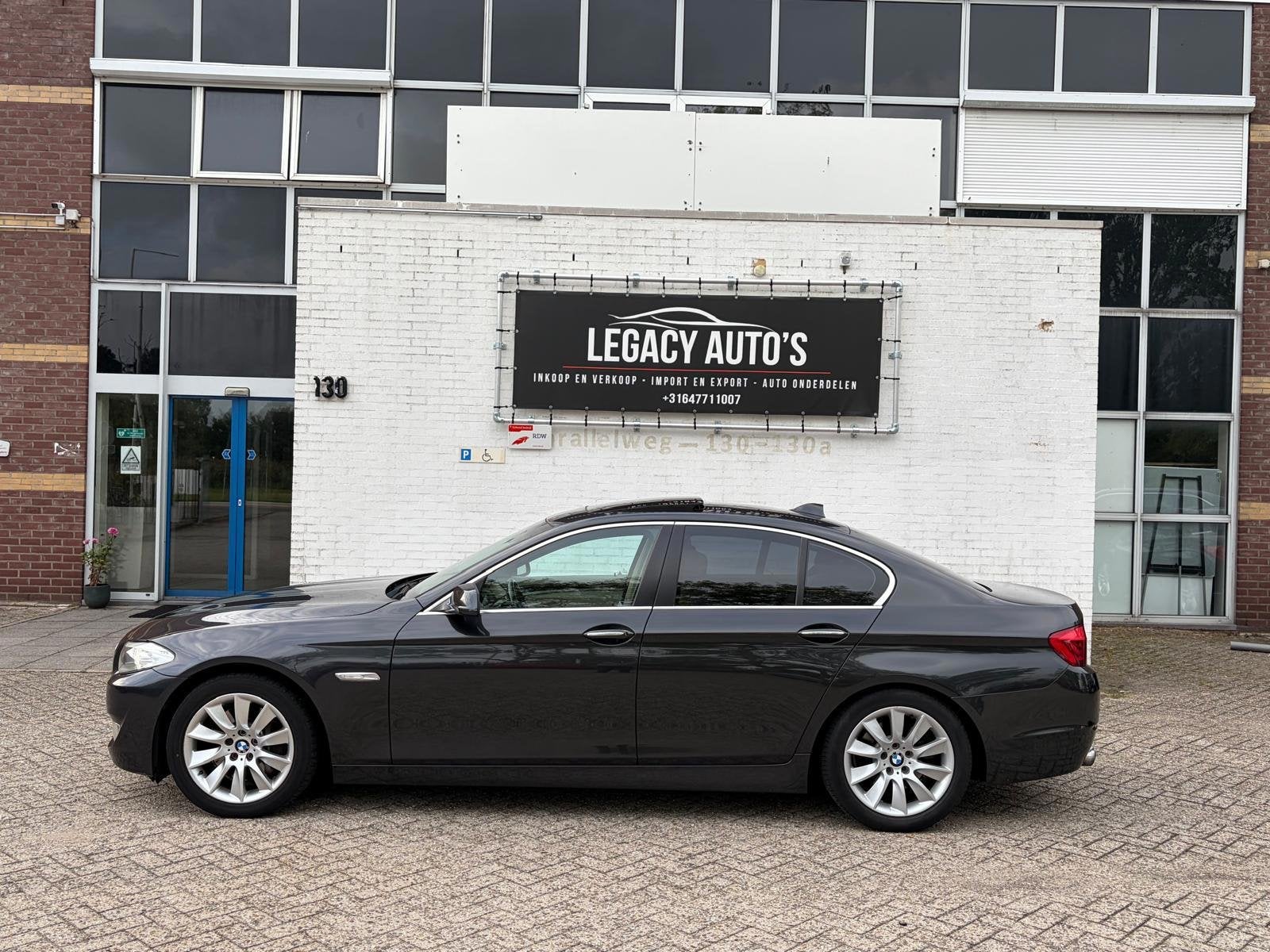 BMW 5-serie 528i High Executive - VOL OPTIES - RIJDT & SCHAK, Automaat, Euro 5, Gebruikt, Beige