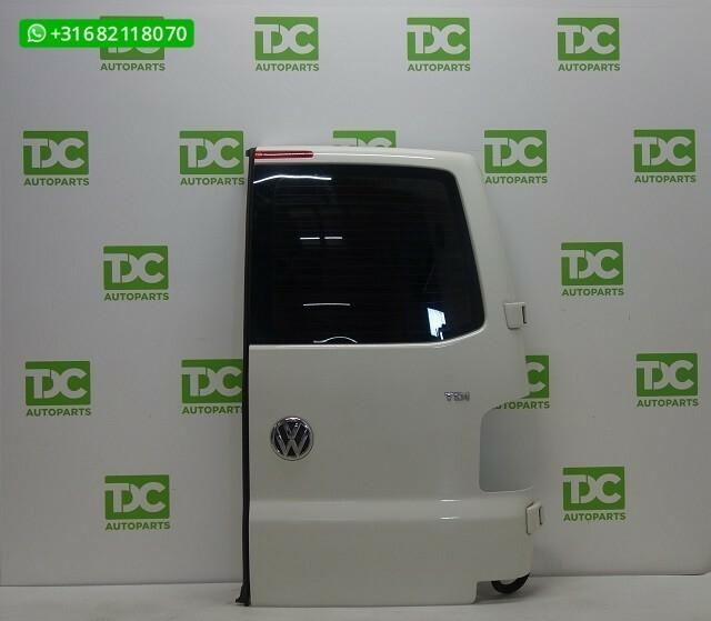 Volkswagen T5 ('03-'09) Achterdeur rechts met ruit wit, Gebruikt, Achter, Ophalen of Verzenden, Volkswagen