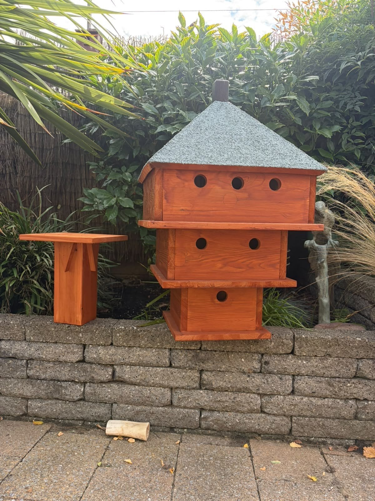 mooi groot vogelhuis voor kleine vogeltjes (voor op paal), Tuin en Terras, Ophalen