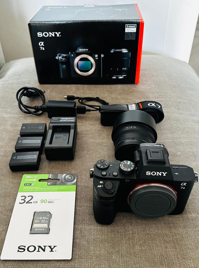 Sony α7ii met €515/zonder €430 50mm f1.8 lens | 3899 foto’s, Ophalen, Zo goed als nieuw, Sony, Geen optische zoom