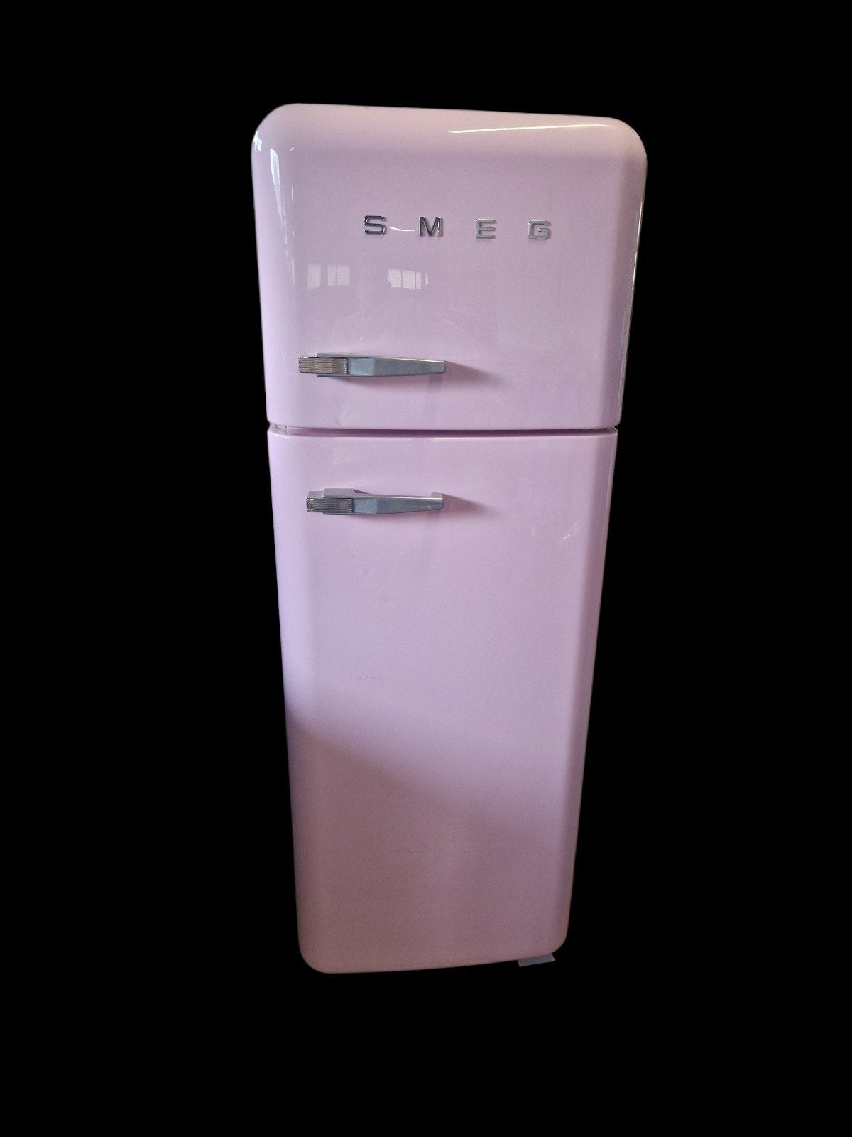Smeg Koel-vriescombinatie Roze - A++ 172cm Goed Werkend, Witgoed en Apparatuur, Ophalen, 150 tot 200 liter, Gebruikt, 60 cm of meer