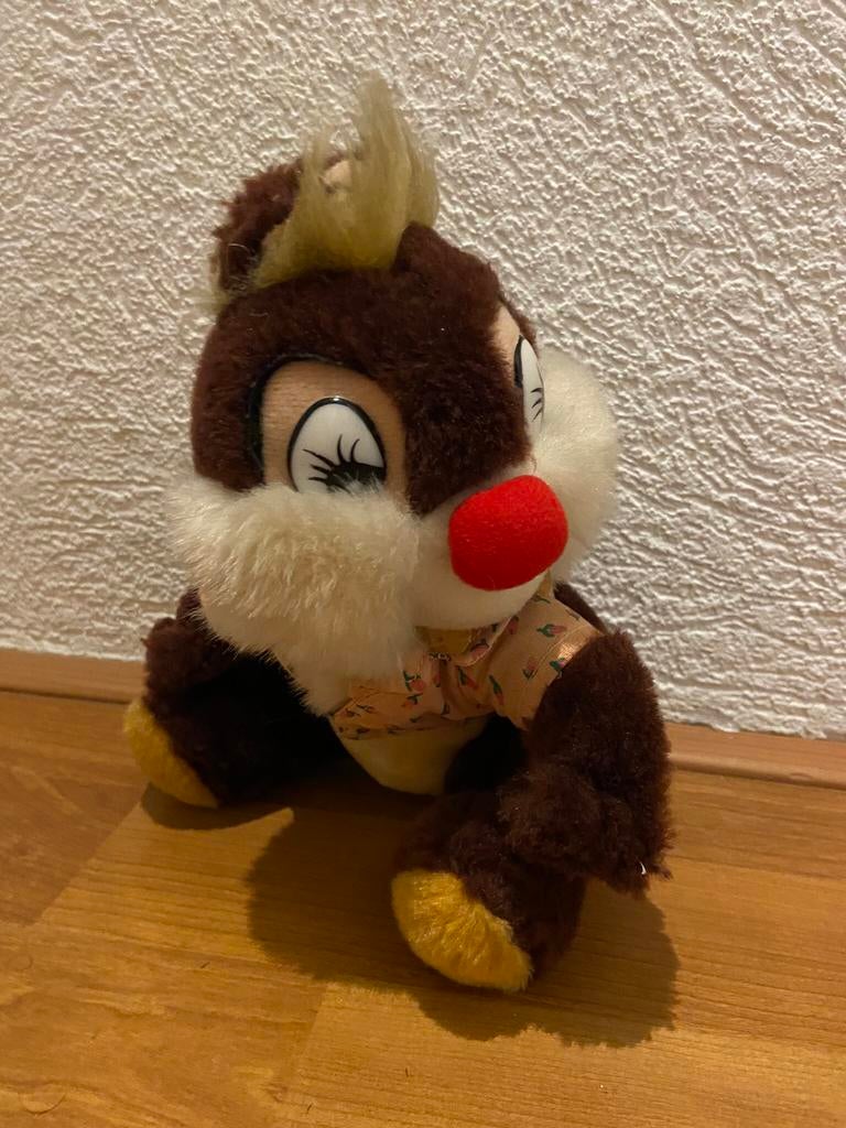 Super leuke Knabbel en Babbel knuffel eekhoorn stripfiguur, Verzamelen, Disney, Ophalen of Verzenden, Zo goed als nieuw, Knuffel