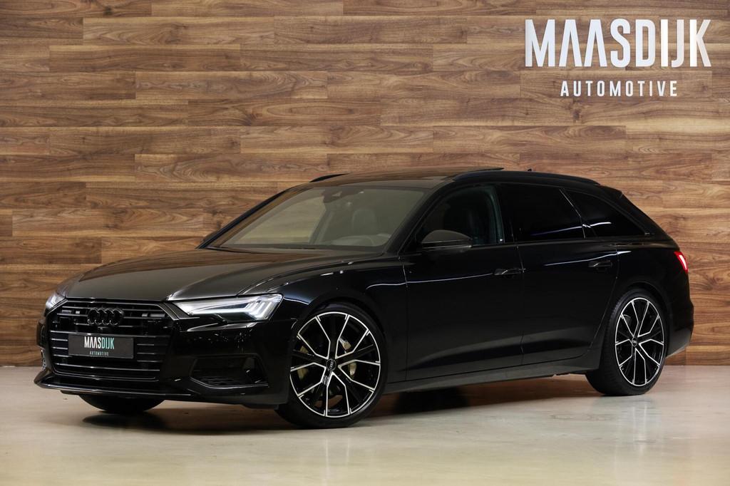 Audi A6 Avant 50 TDI Quattro|S-Line|Pano|Luchtvering|Nachtzi, Auto's, Automaat, Gebruikt, Adaptive Cruise Control, Zwart