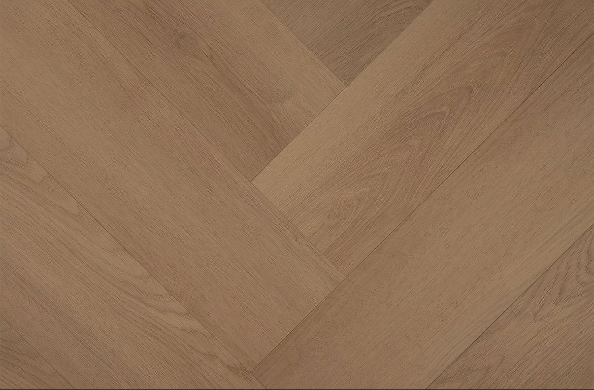 Visgraat plak pvc, Ophalen, Bruin, Overige typen, Nieuw