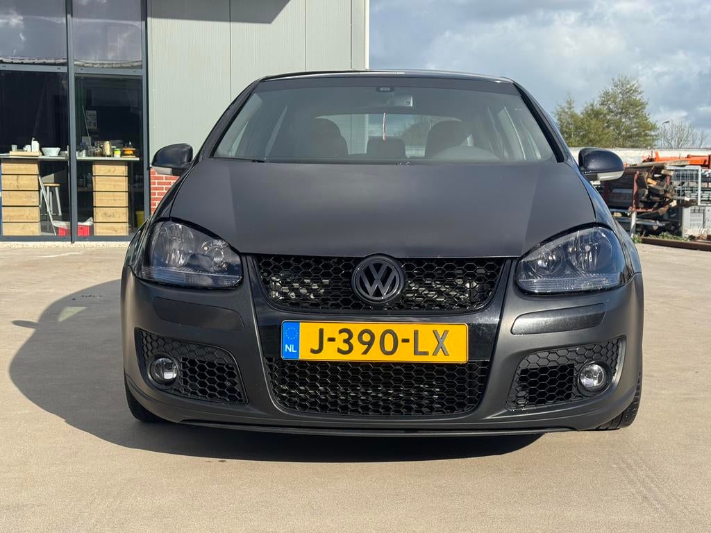 Volkswagen Golf mk 5, 2.0 GTI 147KW 2008 Zwart, Auto's, Volkswagen, 4 cilinders, 1984 cc, Leder, 75 €/maand