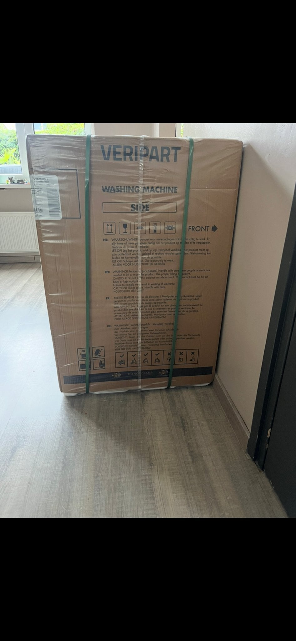 Veripart coolbleu Wasmachine  Nieuw in doos, 1200 tot 1600 toeren, 8 tot 10 kg, Nieuw, Ophalen of Verzenden