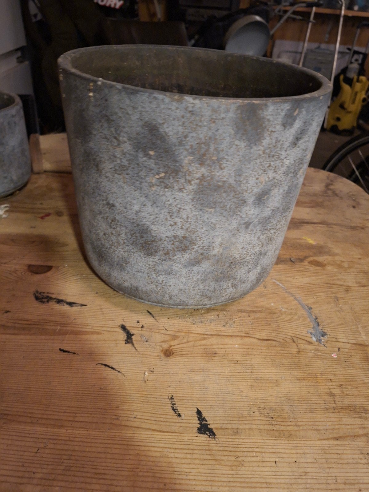 Grote pot - Vintage plantenbak bloempot, Ophalen