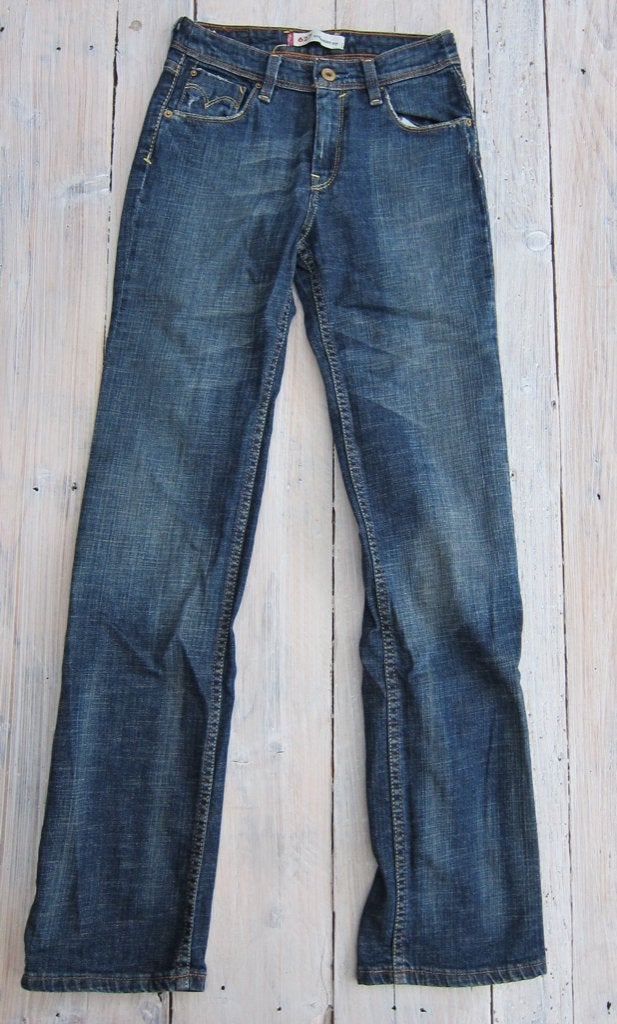 Levi 627 straight fit jeans spijkerbroek dames maat 25 l 32, Blauw, Zo goed als nieuw, Schipluidenlaan 20 5035KJ Tilburg, W27 (confectie 34) of kleiner