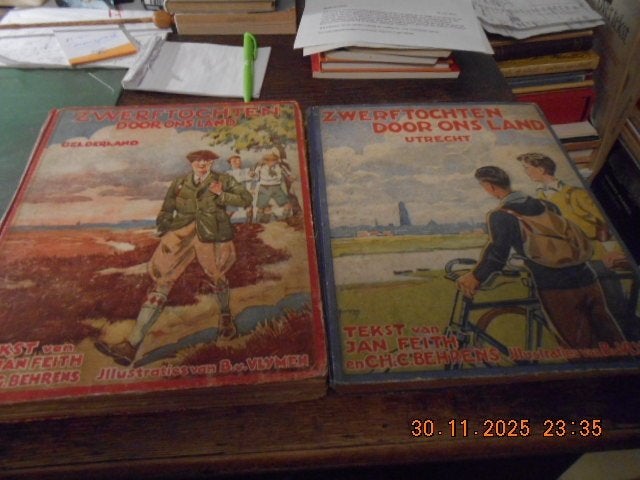 plaatjesboeken: der vaderen erf/zwerftochten door ons land, Boeken, Prentenboeken en Plaatjesalbums, Ophalen of Verzenden, Gelezen