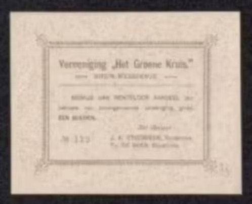 Nieuw-Weerdinge, Aandeel Het Groene Kruis Jaren 20, Ophalen of Verzenden, Zo goed als nieuw