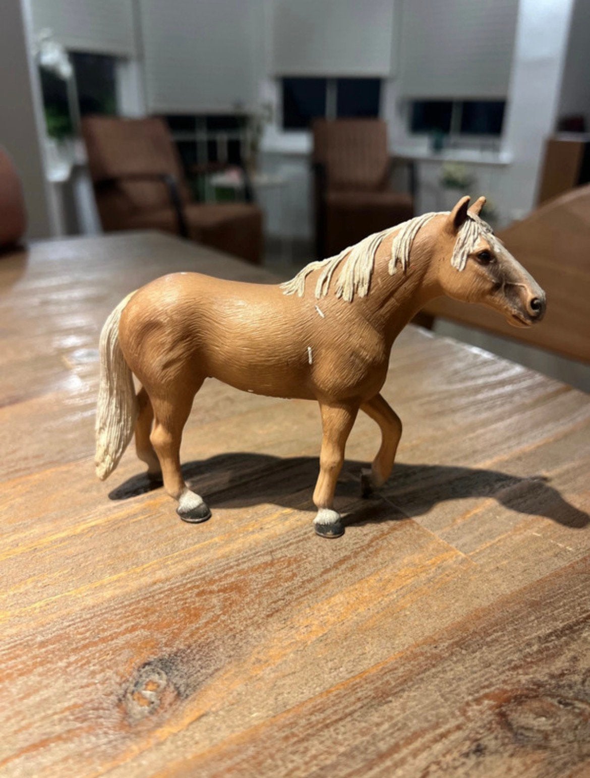 Schleich palomino hengst, Ophalen of Verzenden, Zo goed als nieuw, Paard, Beeldje of Figuurtje
