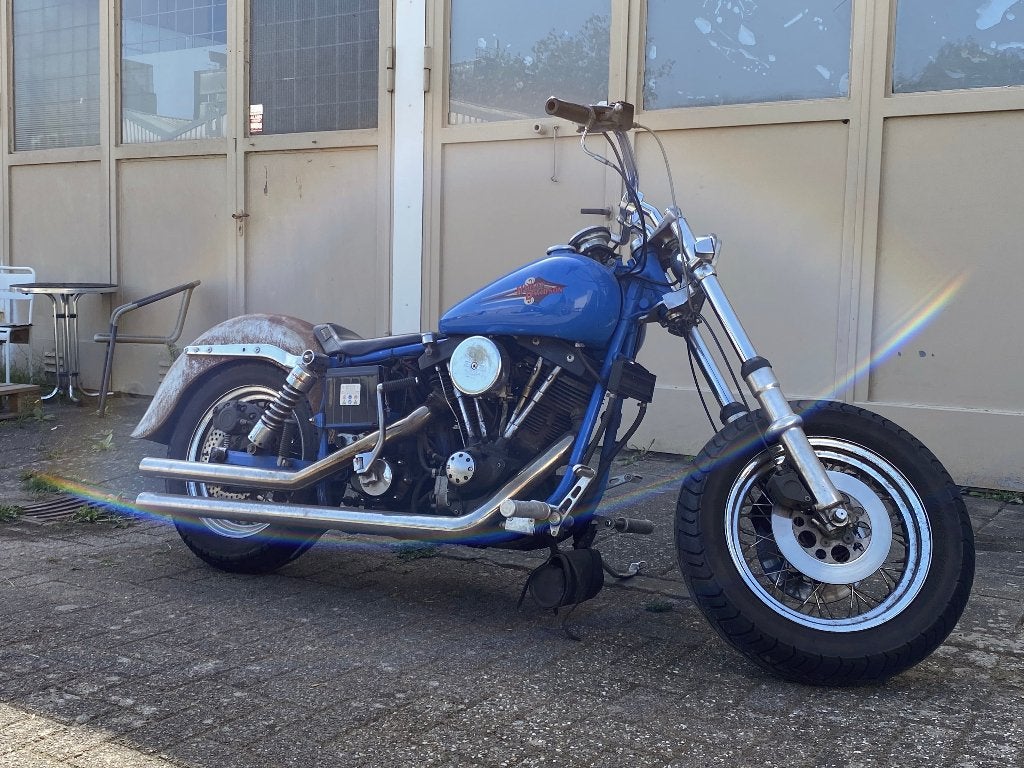 Harley FXS 1340 Shovelhead, 2 cilinders, 1340 cc, Chopper, Gebruikt