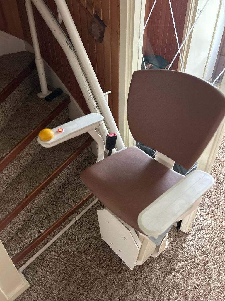 Traplift, met 2 bochten, Diversen, Trapliften, Ophalen, Gebruikt, Met bocht