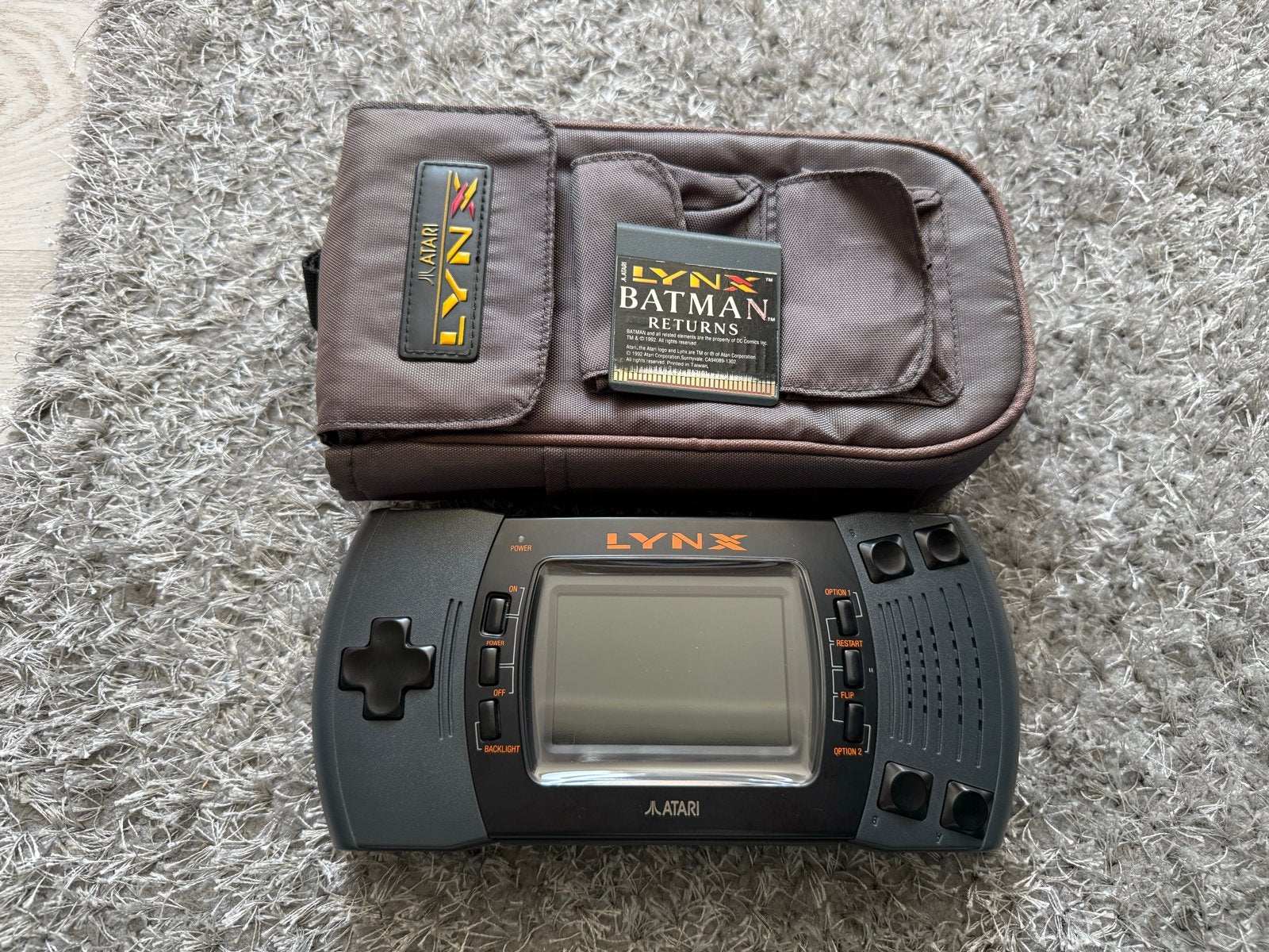 Atari Lynx 2 met Batman Returns en tas - Werkend & Getest, Ophalen of Verzenden, Met 1 controller, Atari Lynx, Gebruikt