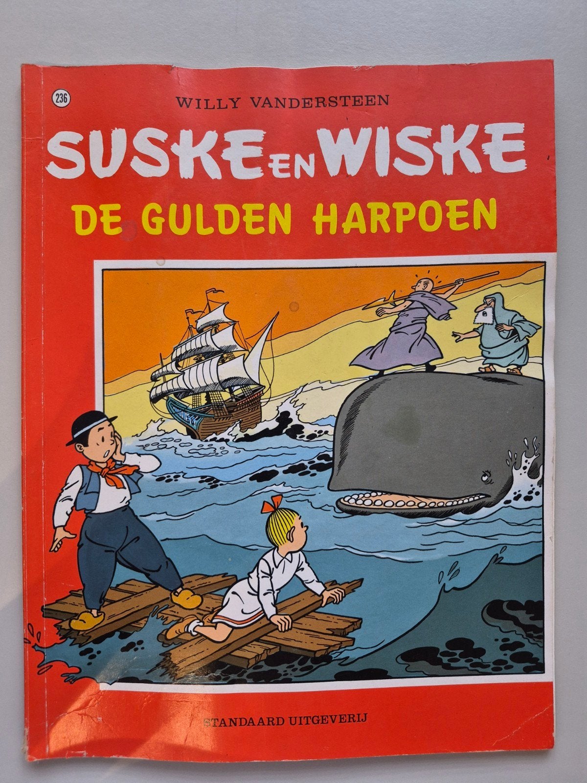 Suske en Wiske - De Gulden Harpoen (nummer 236), Ophalen of Verzenden