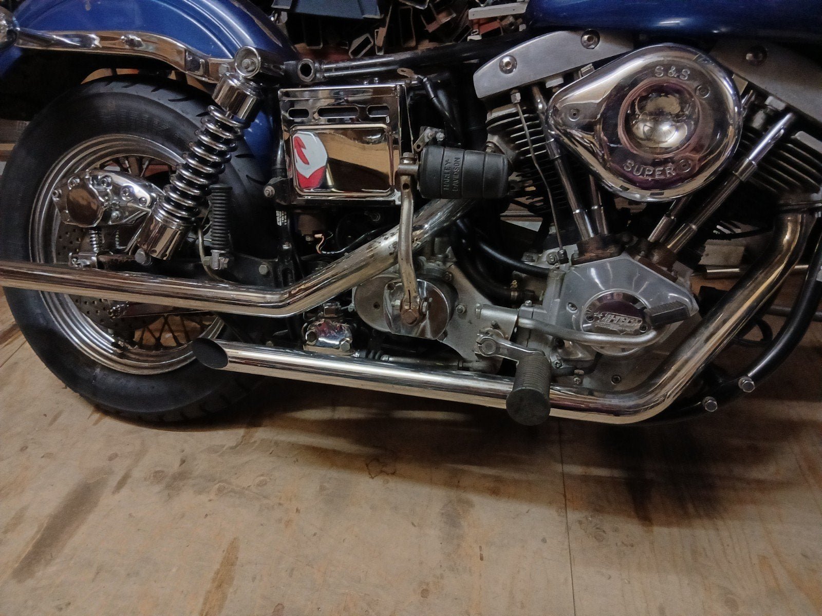 shovelhead uitlaten, Motoren, Onderdelen | Oldtimers, Ophalen of Verzenden, Gebruikt