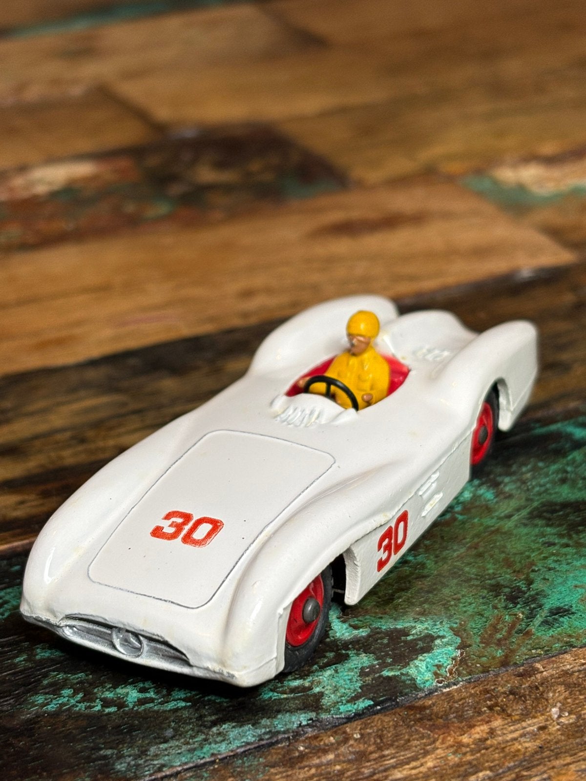 Dinky Toys 237 Mercedes-Benz racewagen nr. 30 origineel, Hobby en Vrije tijd, Ophalen of Verzenden, Zo goed als nieuw, Auto, Dinky Toys