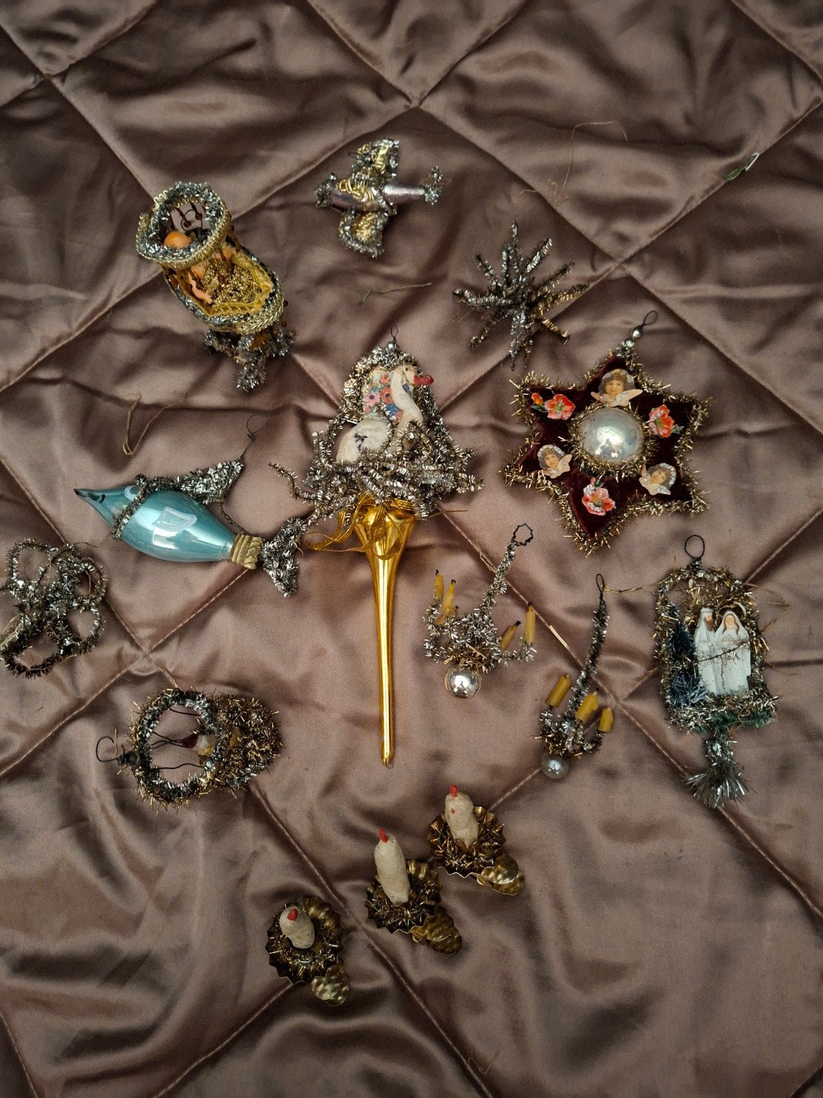 Lot van 14 ornamenten, Diversen, Kerst, Ophalen of Verzenden