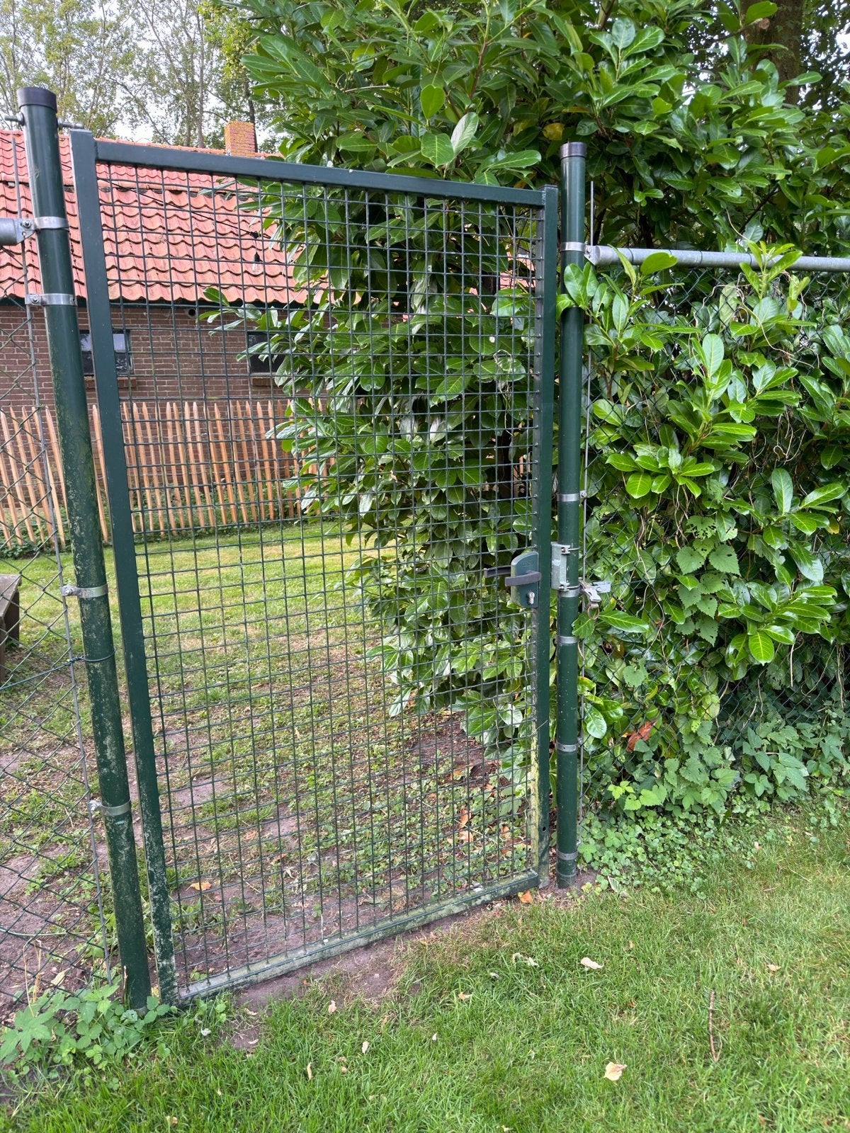 Deur hekwerk., Met poort, Gebruikt, Ophalen of Verzenden, Gaashekwerk