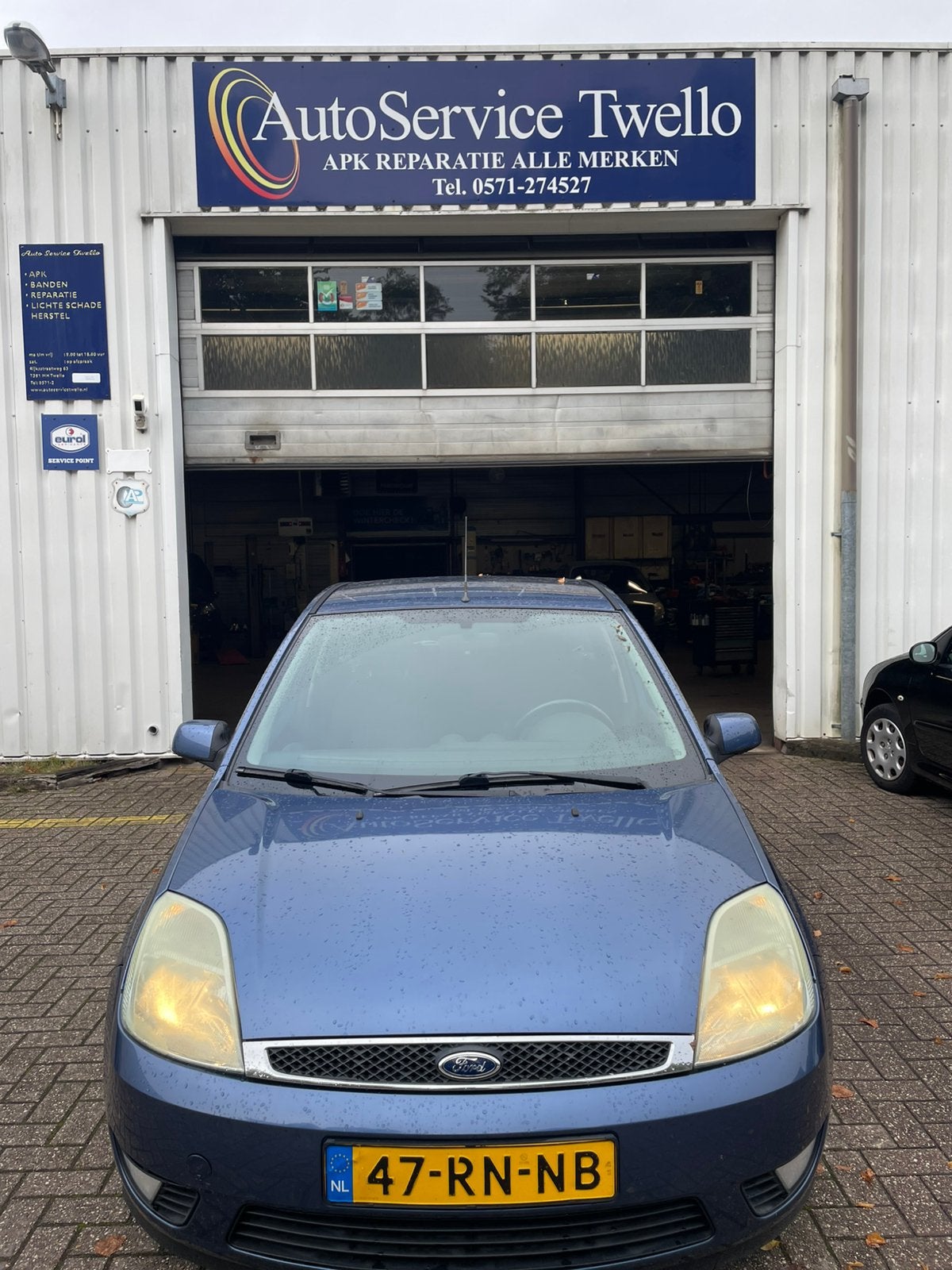 Ford Fiësta 1.3 8V 5DR 2005 Blauw, Auto's, 1299 cc, 40 €/maand, 4 cilinders, Blauw