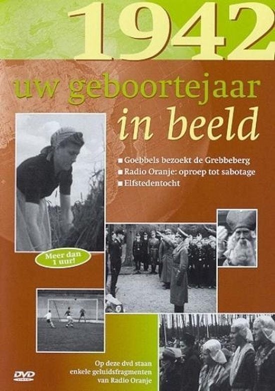 1942 Uw Geboortejaar In Beeld  (DVD) Nieuw/Gesealed, Alle leeftijden, Ophalen of Verzenden, Nieuw in verpakking
