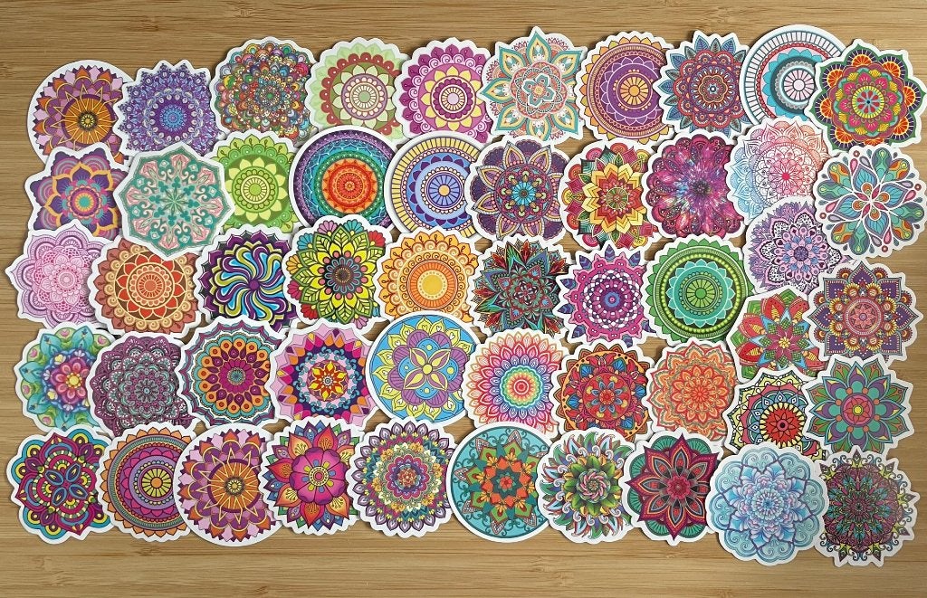 Mandala stickers, Verzenden, Nieuw, Meerdere stickers