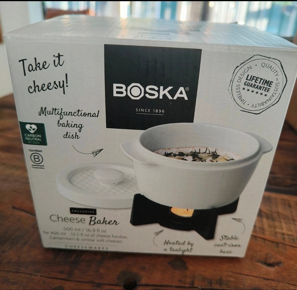 Boska Exclusive Cheese Baker - Multifunctionele ovenschaal, Overige typen, Nieuw, Ophalen of Verzenden, Steen/keramiek