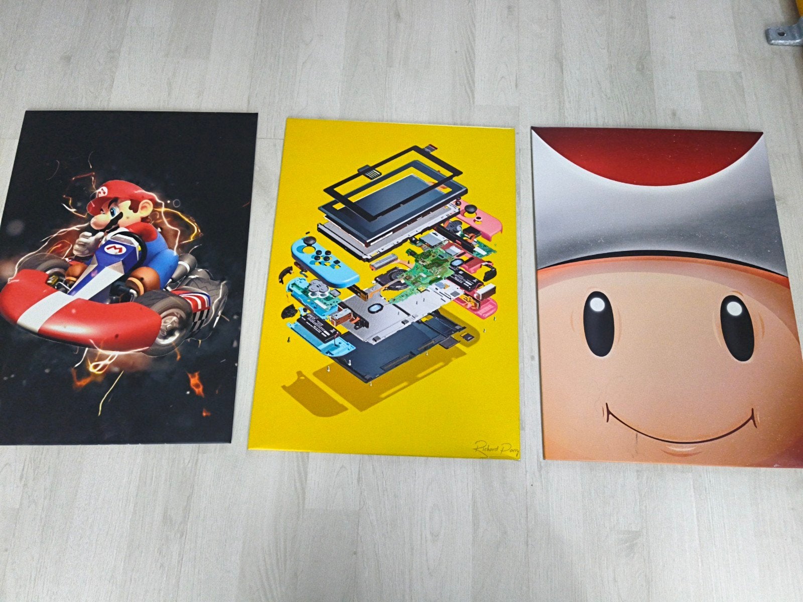 Metalen posters Mario Bros, Verzamelen, Posters, Ophalen of Verzenden, Zo goed als nieuw, A1 t/m A3, Film en Tv