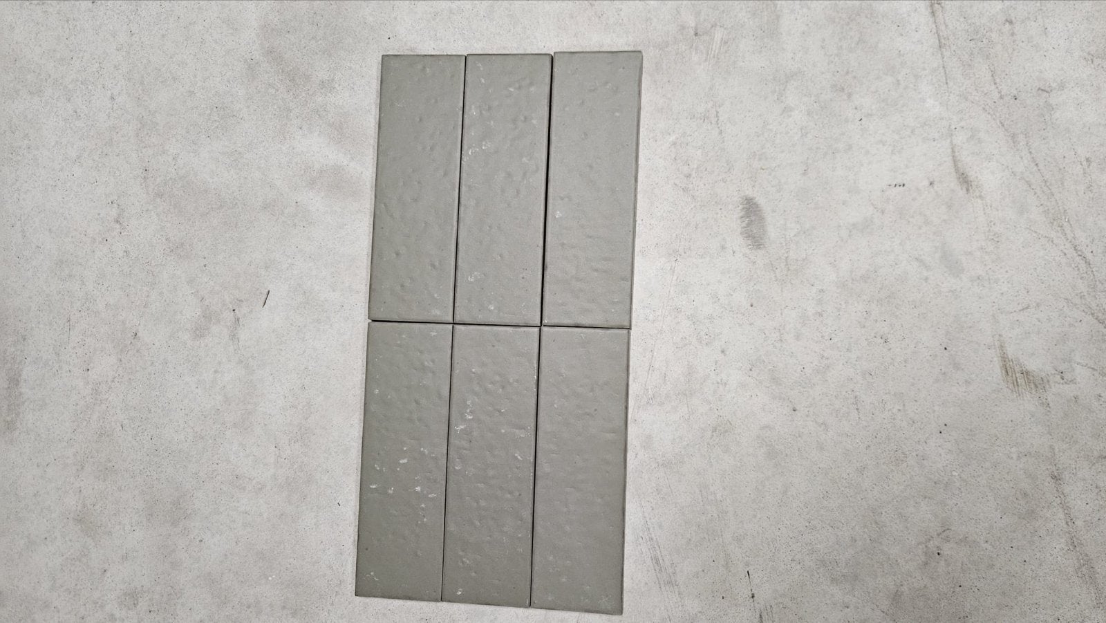 Tegels 6x18,6cm - 4m2 - Grijs, Ophalen, Gebruikt, Keramiek, Minder dan 20 cm