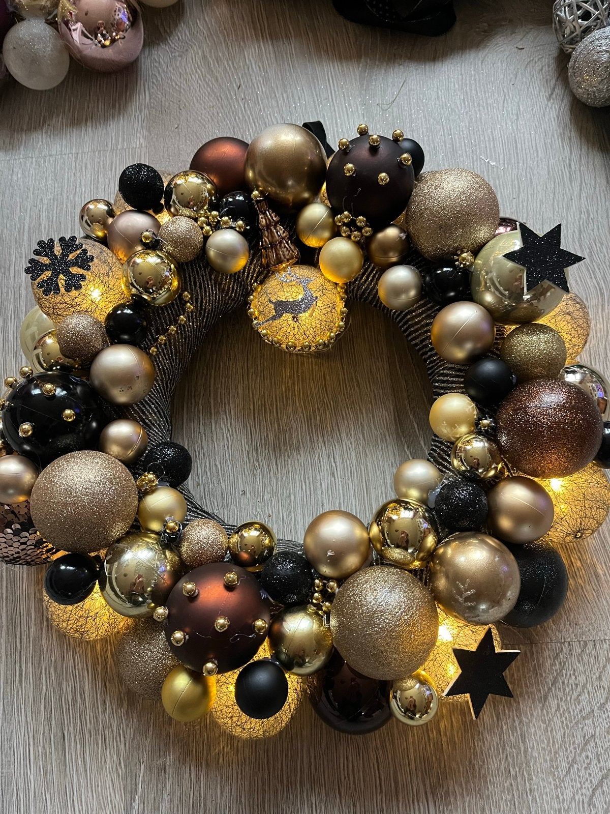 Kerstkrans met verlichting, Ophalen, Nieuw
