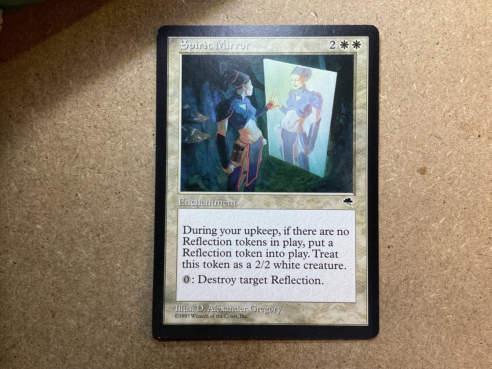 1x Spirit Mirror (Near Mint), Ophalen of Verzenden, Zo goed als nieuw, Losse kaart