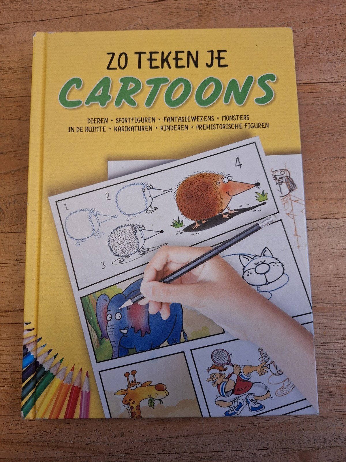Zo teken je cartoons, Ophalen of Verzenden, Zo goed als nieuw, Tekenen en Schilderen, Geschikt voor kinderen