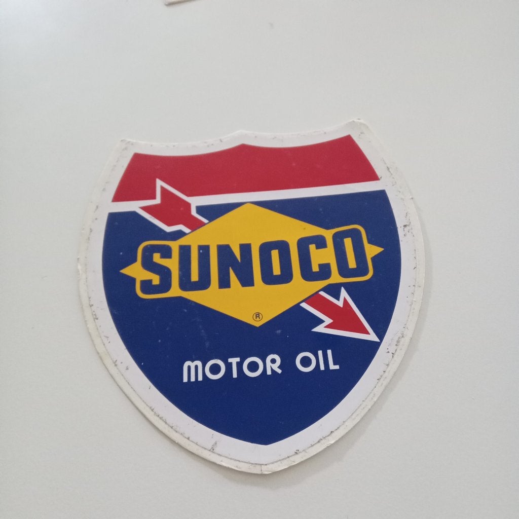 STICKER SUNOCO MOTOR OLIE, Motoren, Accessoires | Stickers, Ophalen of Verzenden