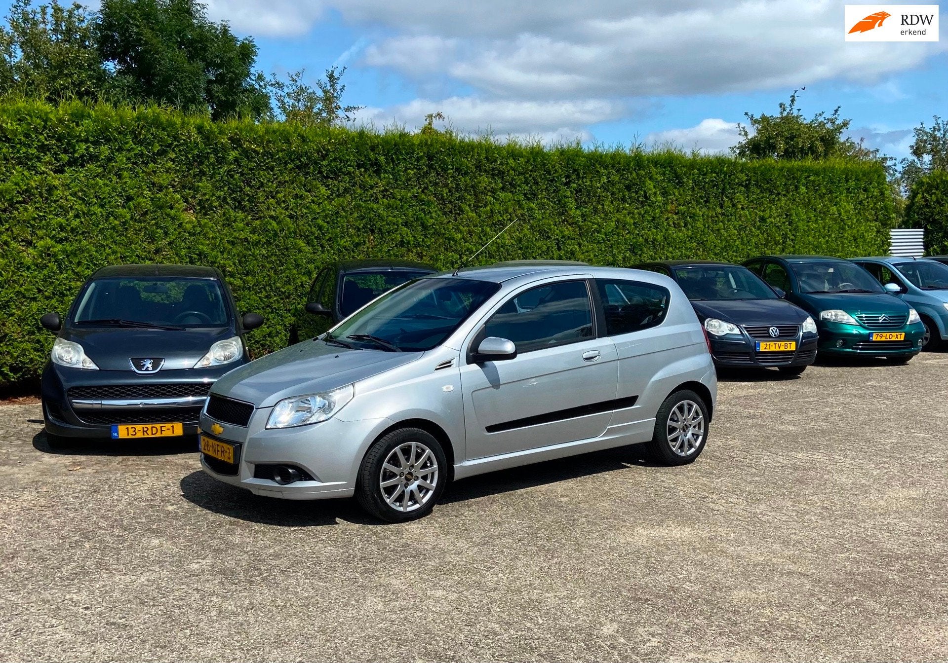 Chevrolet Aveo APK AIRCO MOOIE AUTO, Auto's, Voorwielaandrijving, Aveo, 4 cilinders, 400 kg