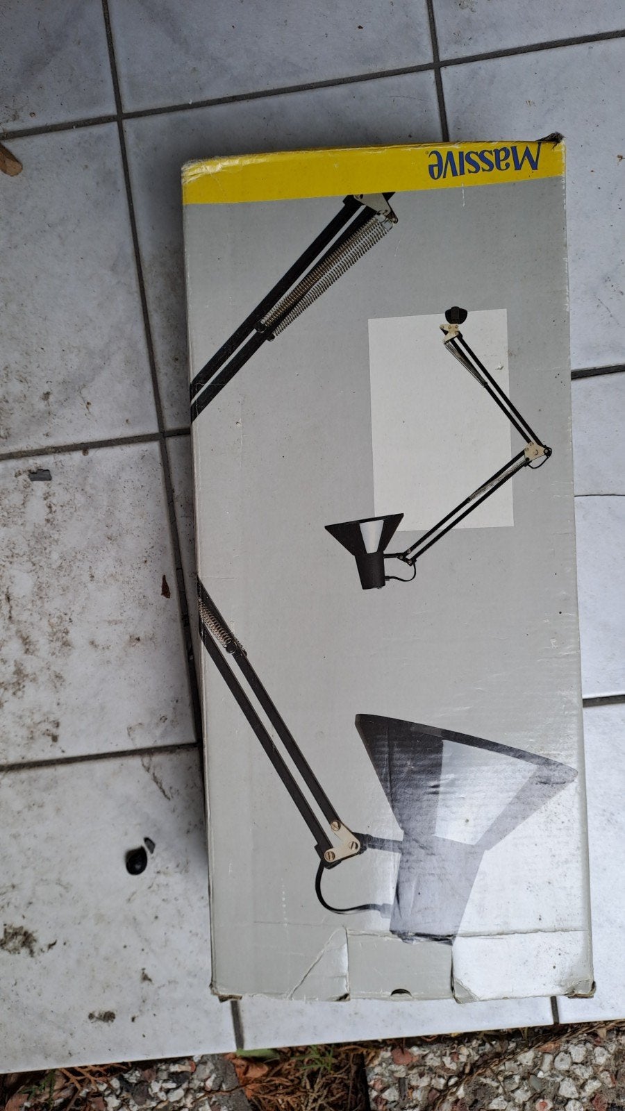Massive bureaulamp - Zwart, verstelbaar, Metaal, Overige merken, Zwart, Nieuw