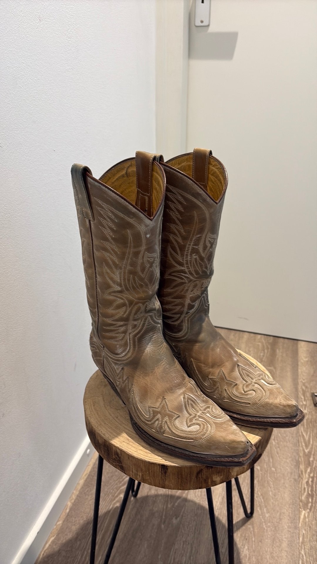 Sendra boots cowboylaarzen mt 38 bruin incl verz, Hoge laarzen, Bruin, Verzenden, Zo goed als nieuw