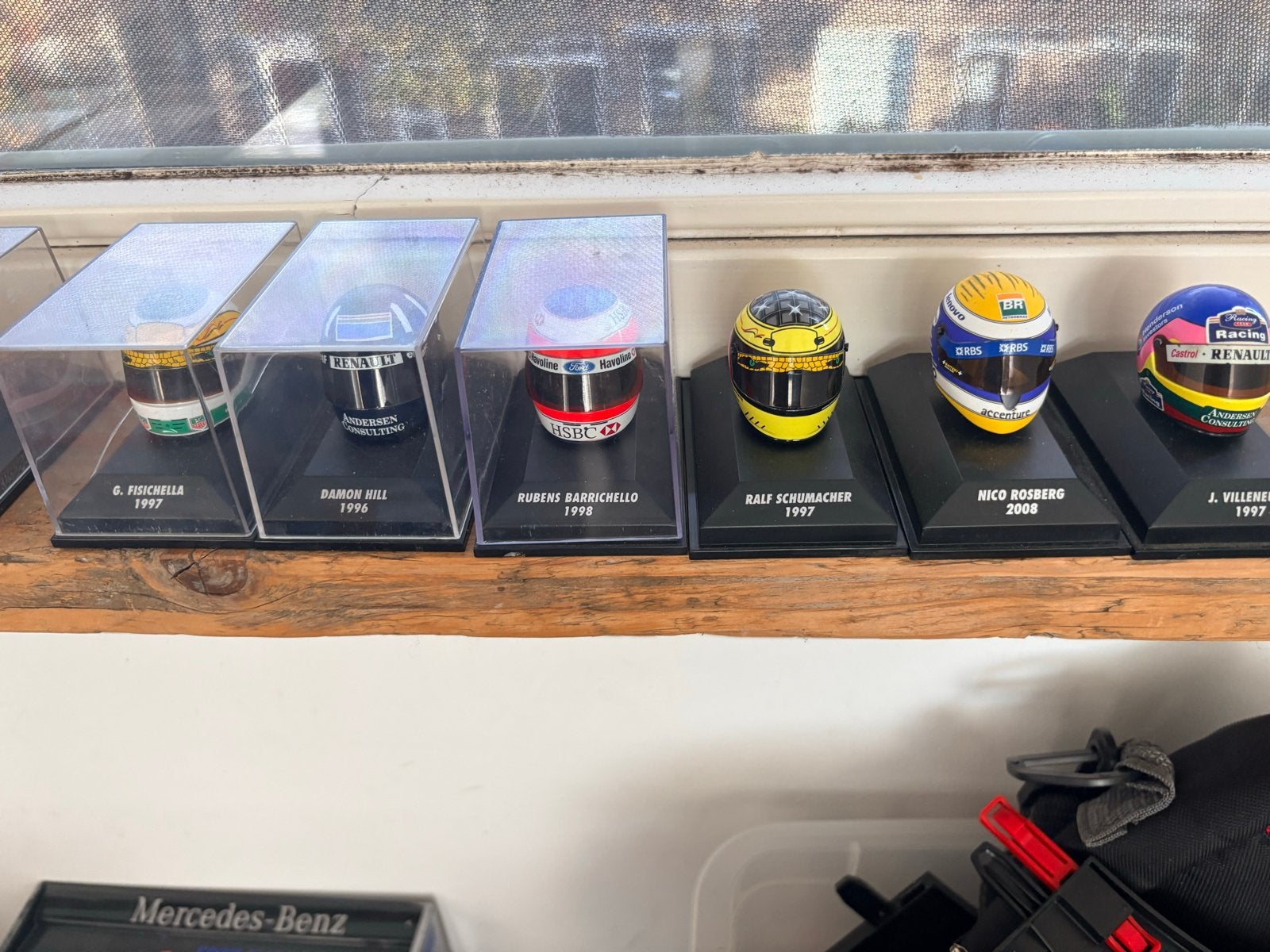 Formule 1 Helm Miniatuur Collectie 1:8, Ophalen of Verzenden, Zo goed als nieuw, Formule 1