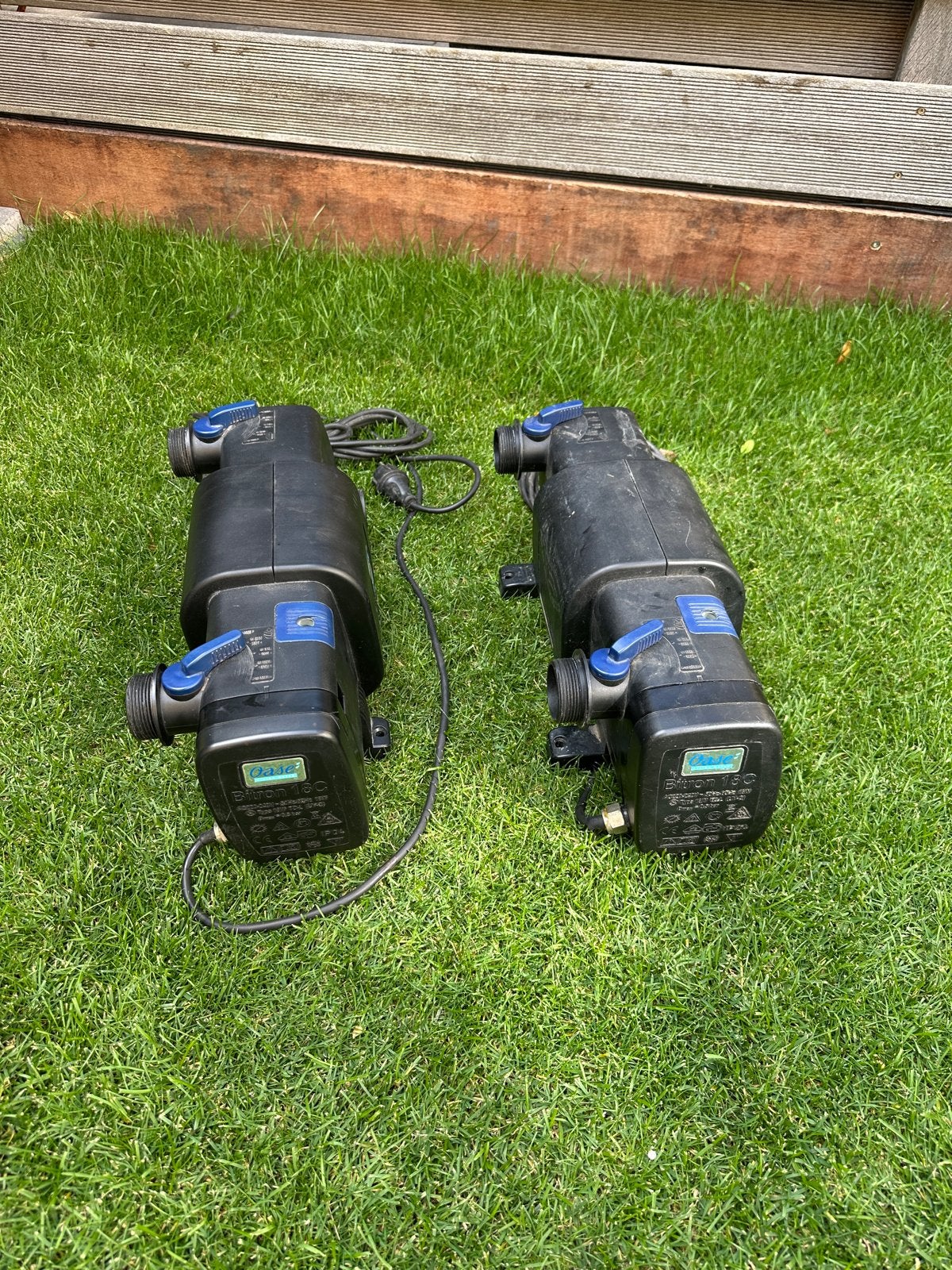 2x Oase Bitron18C UVC-voorfilter voor vijver, Tuin en Terras, Vijver-toebehoren, Ophalen, Gebruikt, Vijverfilter