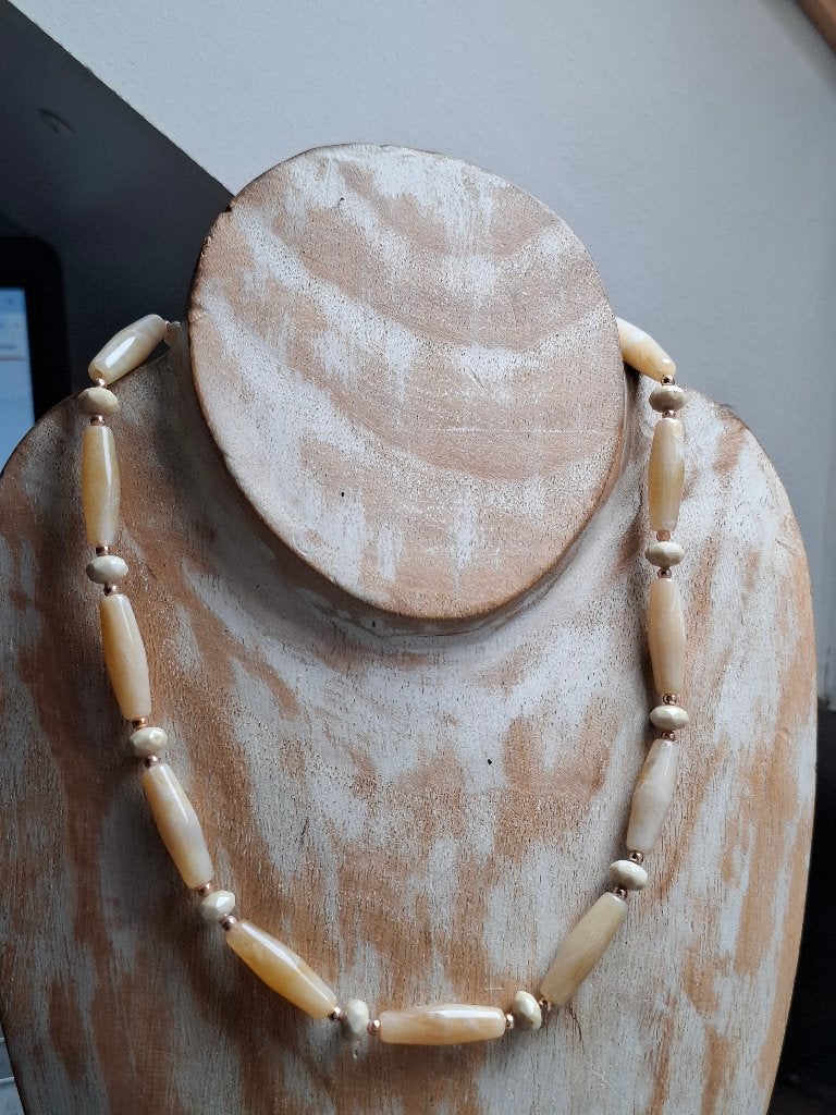 Ketting, Ophalen of Verzenden, Gebruikt, Overige kleuren, Overige materialen