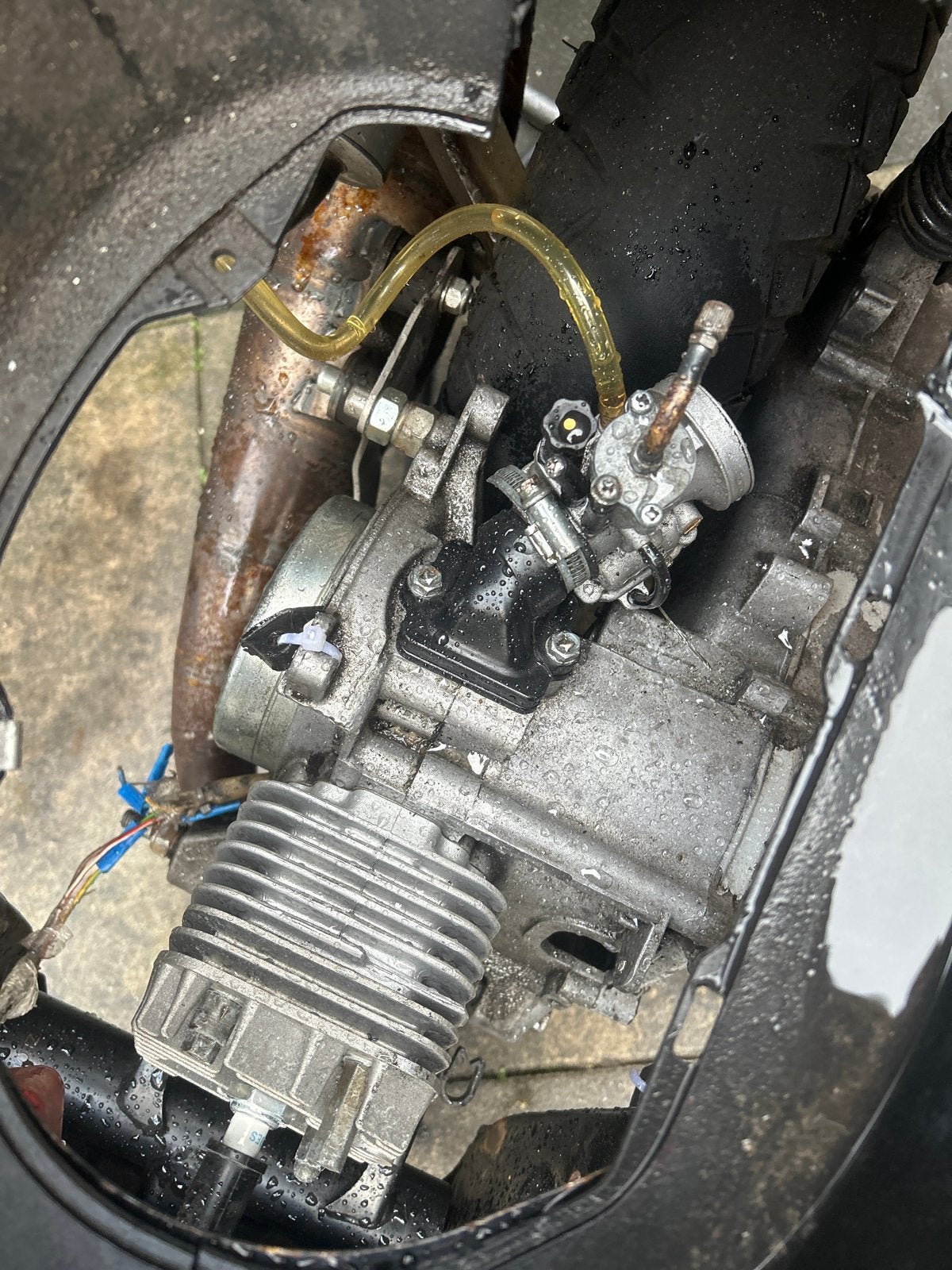 Zip 2t blok met TPR 70cc nieuw, Fietsen en Brommers, Ophalen of Verzenden, Gebruikt, Blok, Piaggio