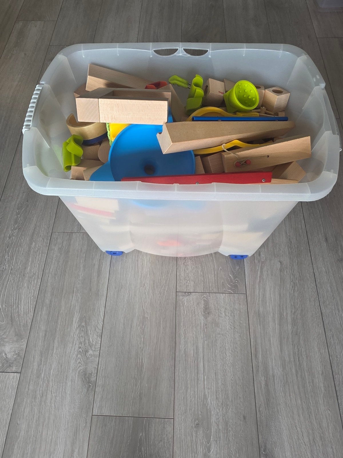 HABA Knikkerbaan Onderdelen - 70L Mysterybox, Ophalen of Verzenden, Gebruikt, Bouwen