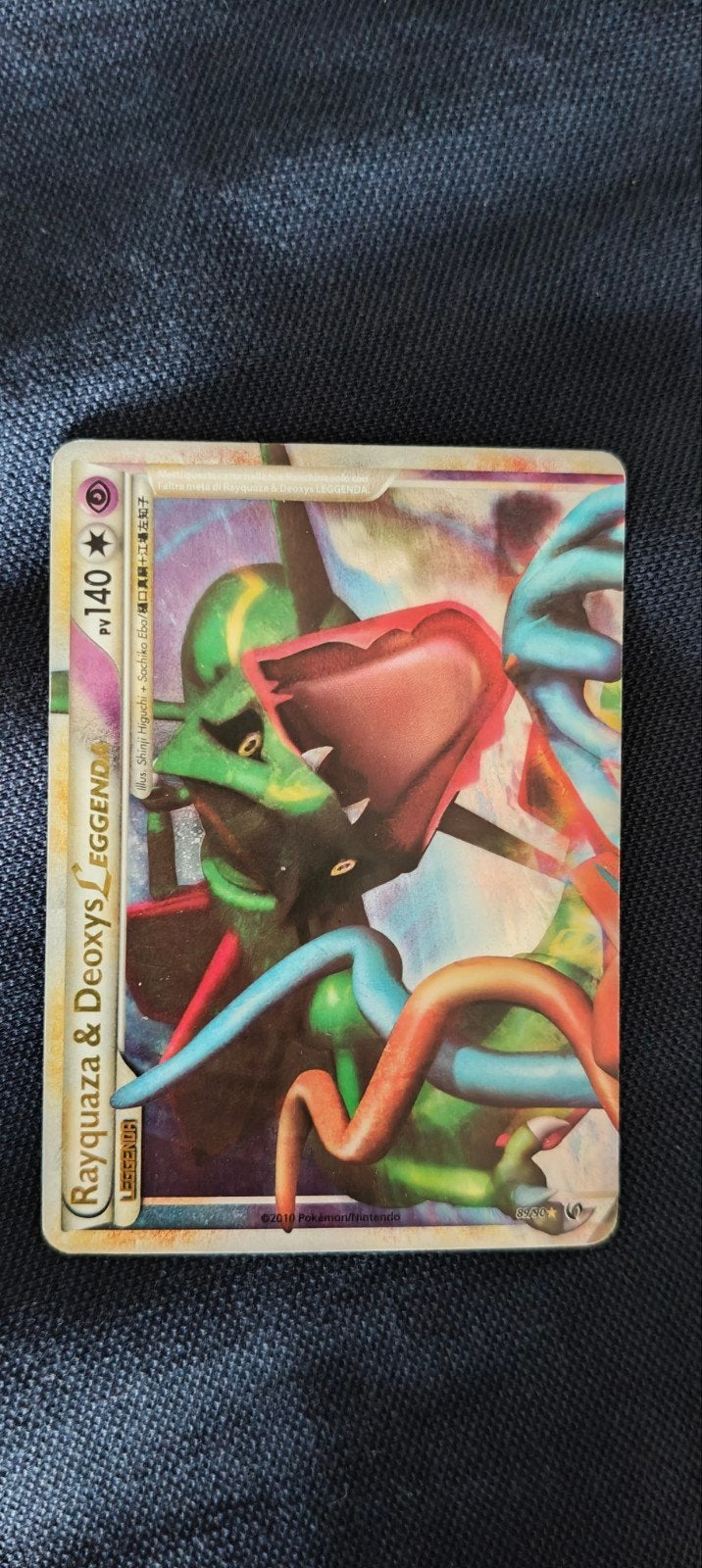 Rayquaza & Deoxys Legend - Pokémon, Ophalen of Verzenden, Zo goed als nieuw