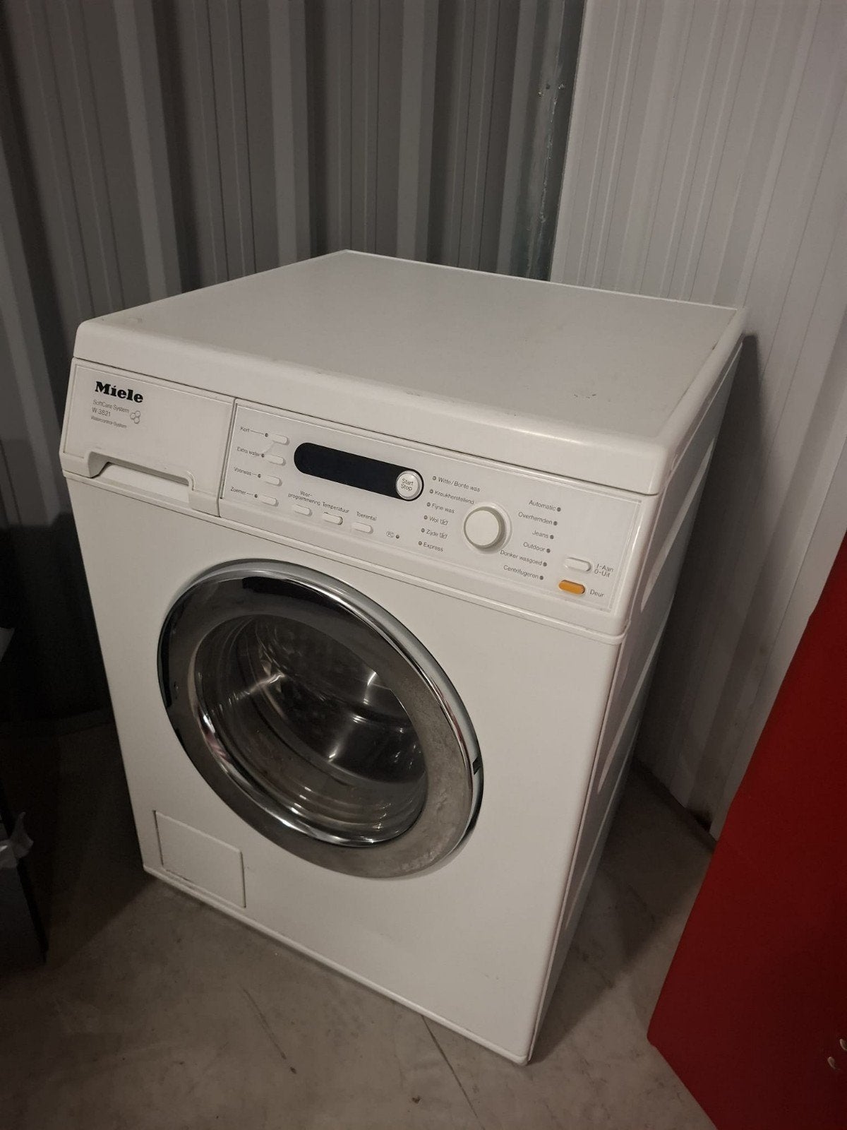 Miele W 3821 SoftCare System Wasmachine, Ophalen, Gebruikt, Handwasprogramma, Voorlader