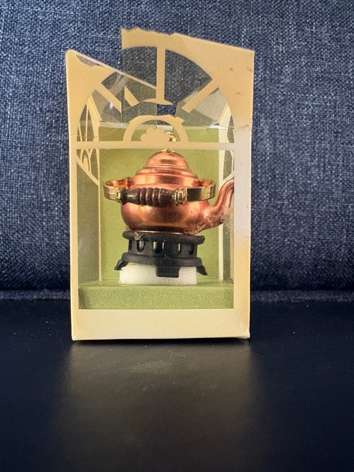 Miniatuur theeketel met rechaud - Made in Germany, Ophalen of Verzenden, Nieuw