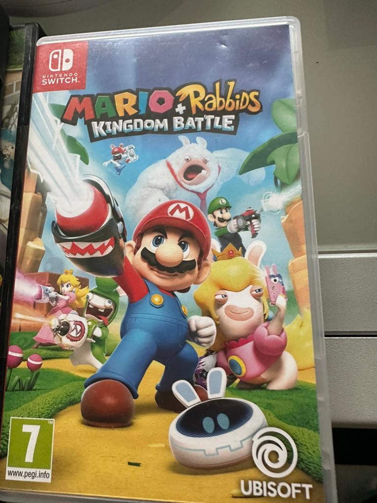 Mario rabbits kingdom battle, Avontuur en Actie, 2 spelers, Ophalen of Verzenden, Zo goed als nieuw