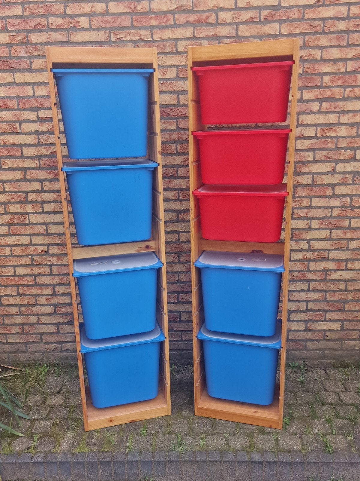 Ikea Trofast kast met bakken en deksels, Ophalen, Gebruikt