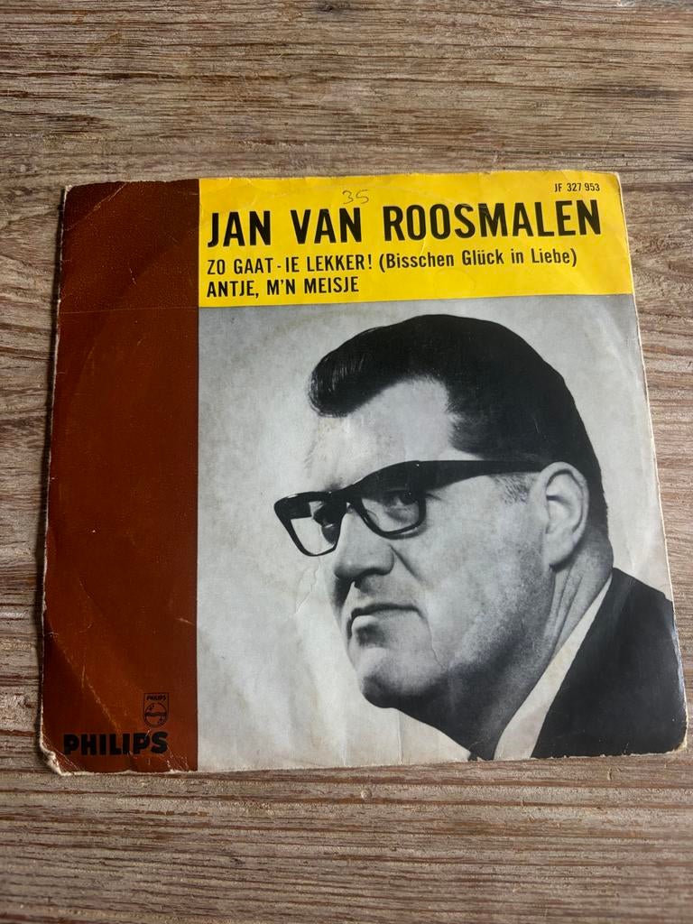 Jan van Roosmalen - Zo Gaat-ie Lekker! (Single), Ophalen of Verzenden, Gebruikt, 7 inch, Levenslied of Smartlap