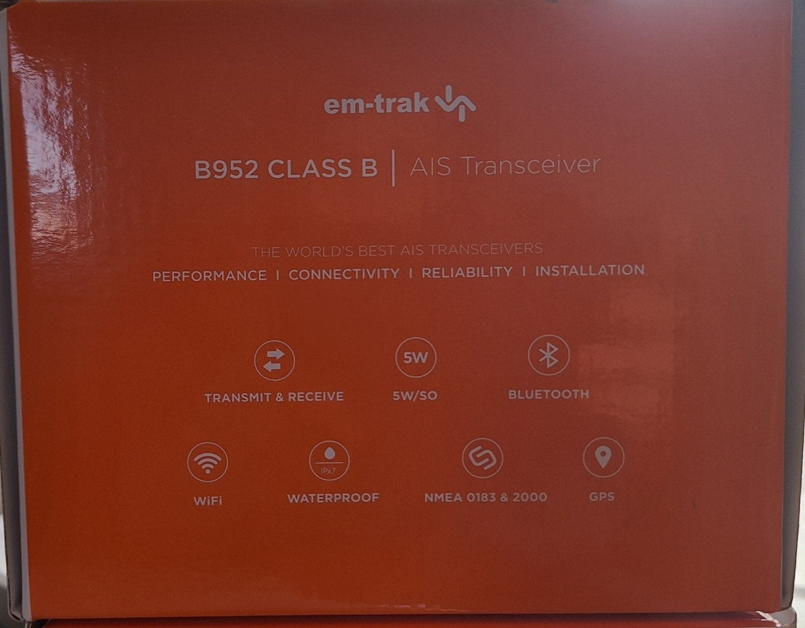 NIEUW: Em-trak B952 AIS - 5W SOTDMA - WiFi & Bluetooth, Ophalen of Verzenden, Nieuw, Overige typen