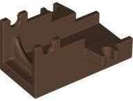 Lego Bruine Projectielanceerder Basis 2x4 (Item 2527), Gebruikt, Overige thema's, Lego, Ophalen of Verzenden